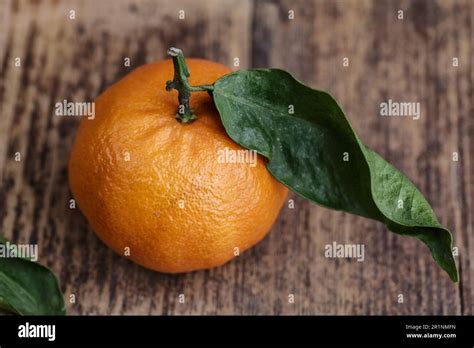 Fresh Mandarins Or Clementines Whole And Peeled Stock Photo Alamy