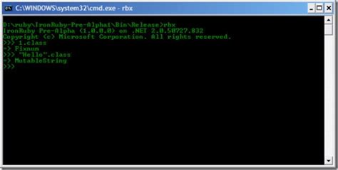 ironruby   built  running accidental technologist
