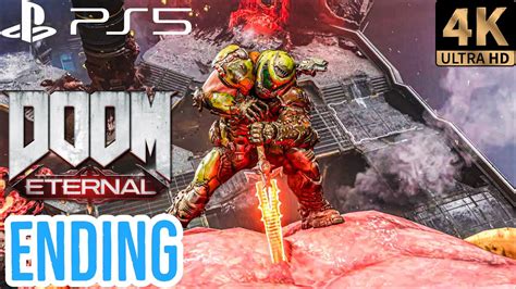 Doom Eternal Ending Gameplay Walkthrough Ps5 4k 60fps No Commentary