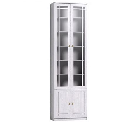 Шкаф книжный BartMarket Шерлок_Ясень Анкор светлый, 70.3x34x240 см ...