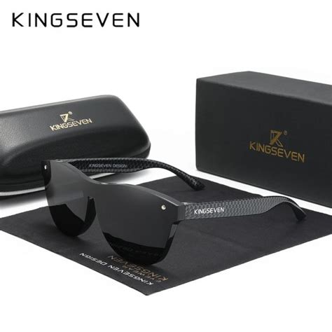 Lunettes de soleil polarisées TR90 mixte Design rétro KingSeven