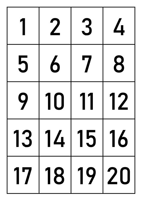 Цифры От 1 До 20 Фото — Скачать фото