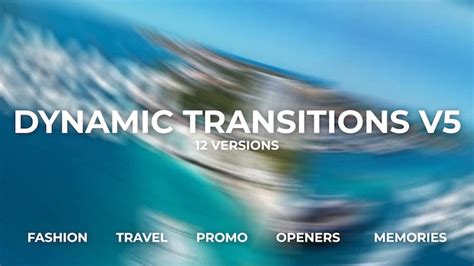 Premiere Pro Templates Transitions | Motion Array