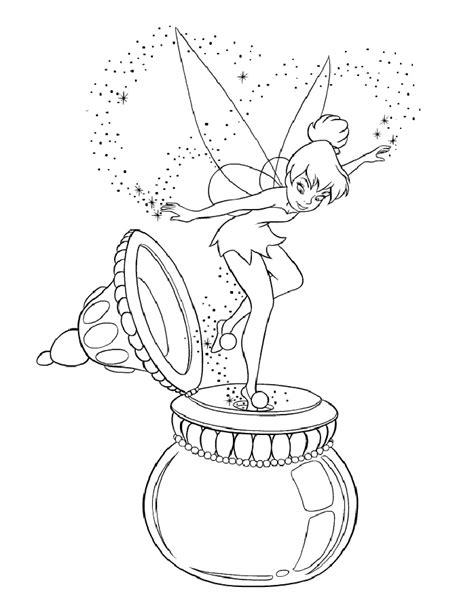 Adorable Coloriage Clochette Photos Coloriage