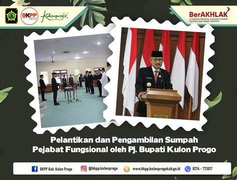 Bkpp Pelantikan Dan Pengambilan Sumpah Pejabat Fungsional Oleh Pj