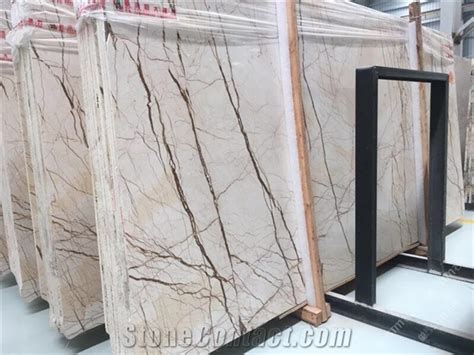 Sofitel Gold Beige Marble Walling Tiles Slabs From China