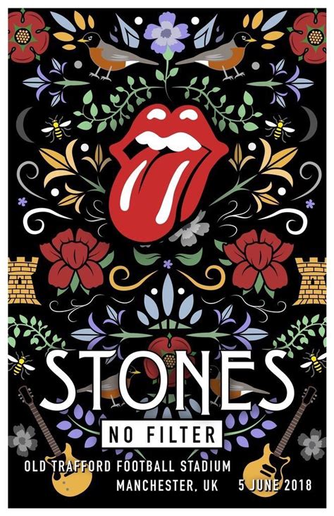 The Rolling Stones No Filter Tour Rolling Stones Poster Rock Band Posters Rock Posters