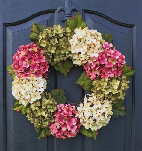 This Item Is Unavailable Etsy Hydrangea Wreath Spring Door Wreaths