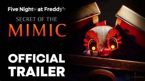 Fnaf Secret Of The Mimic Official Trailer 2025 Five Nights At