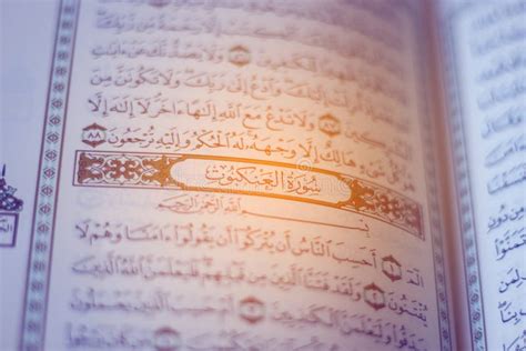 The Holy Quran Chapter Th Surah Al Ankabut Para In Quran Surah