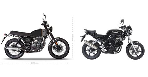 Motorrad Vergleich Brixton Cromwell Vs Hyosung GT Naked