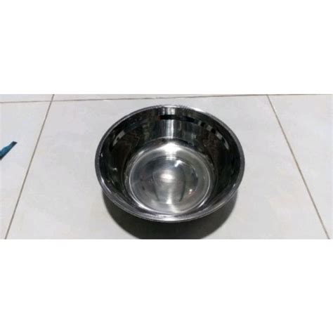 Jual Mangkuk Stainless Baskom Bulat Baskom Cm Shopee Indonesia