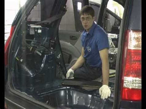 Шумоизоляция багажника автомобиля - (ч.5) - YouTube