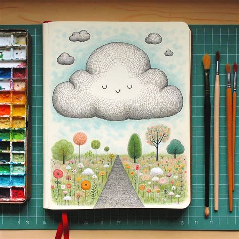 Cloud Drawing: Float Into Creative Skies | Drawing Ideas