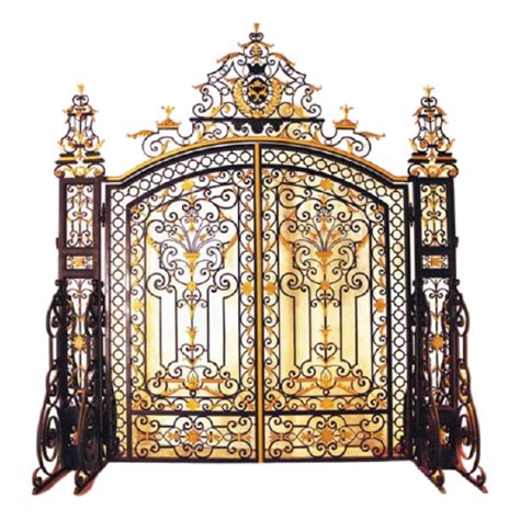 Hbg001 Iron Gate With Arch Top Custom Iron Doorswrought Iron Gates