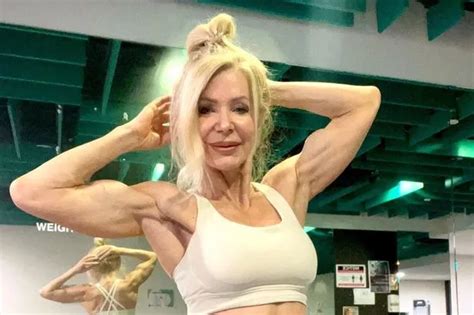 Gran Who Charms Men Half Her Age Rocks Orange Bikini To Flaunt Toned Abs Daily Star