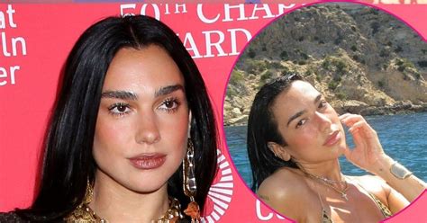 Dua Lipa Stuns In Itty Bitty Bikini During Summer Getaway Photos