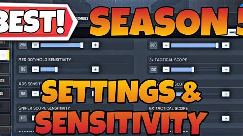 THE BEST BASIC SETTINGS SENSITIVY THIS NEW SEASON 5 CODM