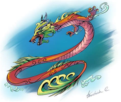 Eastern Dragon Sketch by Anastas-C on DeviantArt