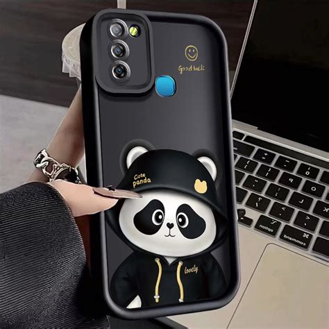 Jual Casing Hp Infinix Smart Hot Lite Case Hp Sarung Casing Pola Panda Kesing Lucu Paket