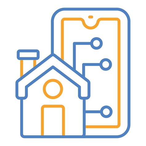 Premium Vector Smart House Icon