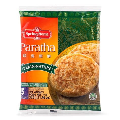 Get Spring Home Roti Paratha Plain Frozen Delivered Weee Asian Market