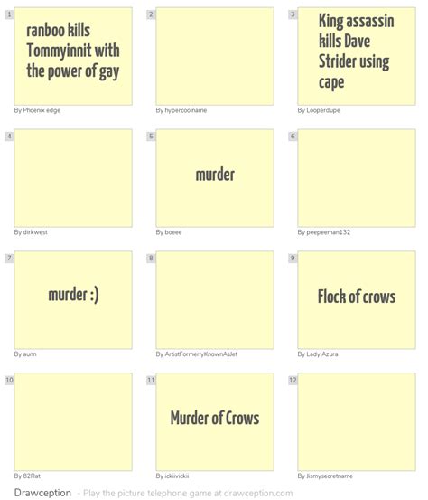 Ranboo Kills Tommyinnit With The Power Of Gay Drawception