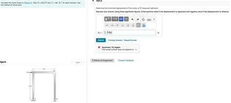 Solved Consider The Frame Shown In Figure Take Chegg