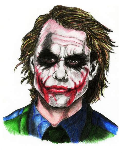 Details More Than 116 Drawing Heath Ledger Joker Seven Edu Vn