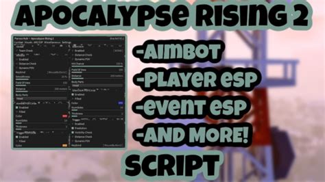 NEW Apocalypse Rising 2 Script Heli Esp Aimbot Player Esp AND