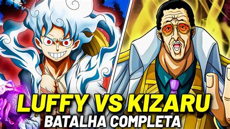 Luffy Gear 5 Vs Kizaru Batalha Completa Veja Como Foi One Piece Youtube