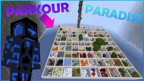 Découverte map Parkour Paradise YouTube