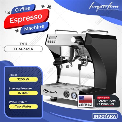 Jual Mesin Kopi Espresso Espresso Machine Ferratti Ferro Fcm A