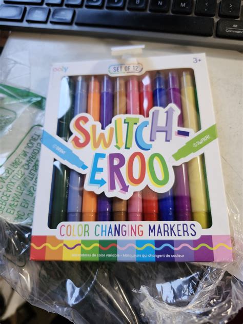 Ooly Pack Switch Eroo Double Sided Color Changing Markers In Vibrant