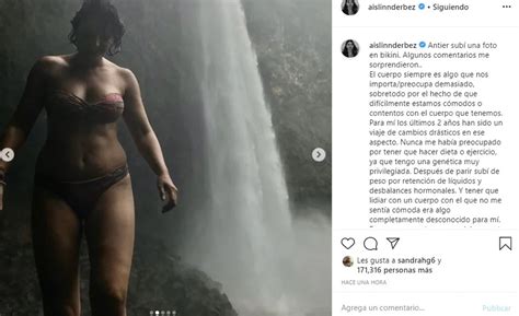 Aislinn Derbez Alz La Voz Tras Las Cr Ticas Por Sus Fotos En Bikini El Que Opinen Cosas