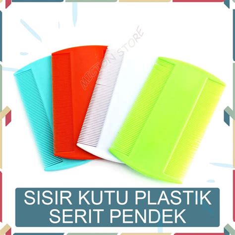 Jual MICTON Sisir Kutu Gagang Serit Besi Ketombe Sisir Pendek Plastik