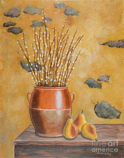 Pussy Willows Painting By Timothy Spongberg Fine Art America