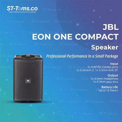 Jual Jbl Eon One Compact All In One 12 Hrs Battery Bluetooth Aux