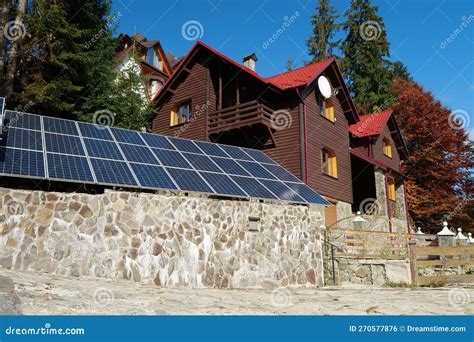 Renewable Energy. Self-sufficiency in Electricity Stock Photo - Image ...