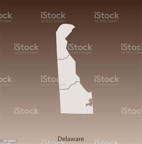 Ilustración De Mapa De Delaware Y Más Vectores Libres De Derechos De Cartografía Cartografía