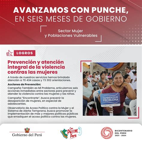 Ministerio De La Mujer Y Poblaciones Vulnerables On Twitter Hasta La