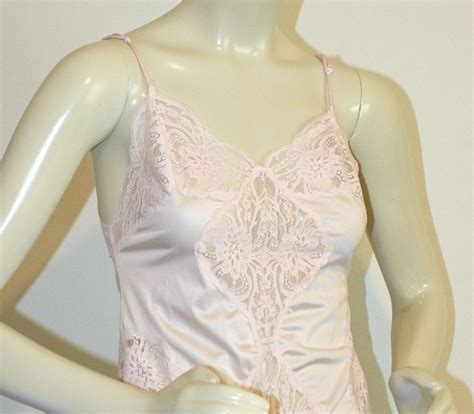 S TEDDY BABY DOLL Lingerie Vintage S Romantic Pink Etsy