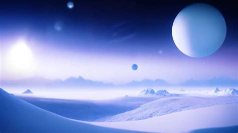 Snow Planet Landscape Wall01 by gghiru on DeviantArt