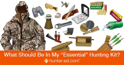 essential hunting kit hunter edcom