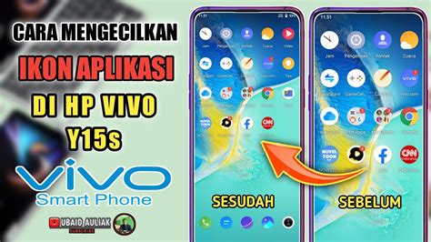 Cara Mengecilkan Ikon Aplikasi Di Hp Vivo Y S Youtube