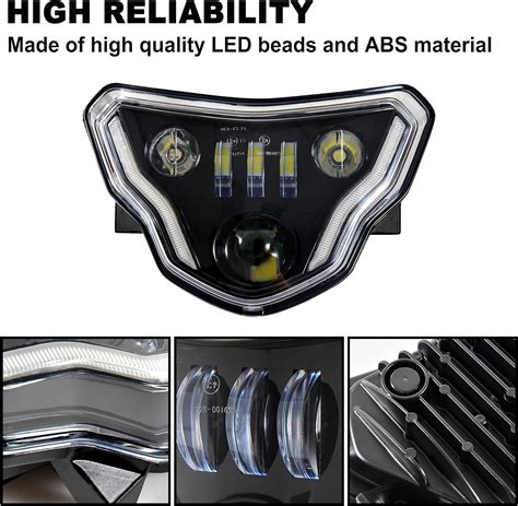 Sautvs Led Headlight Assembly For Bmw G310gs G310r E Mark Approved