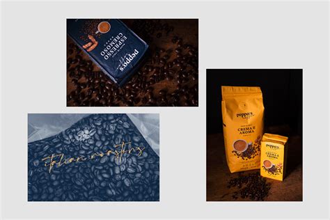 peppos – italian coffee roasters – packaging. logo. on Behance