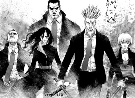 Sun Ken Rock, manga, monochrome, anime girls, anime boys, anime