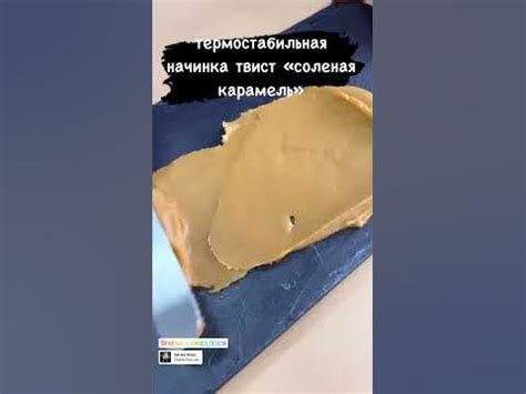 Готовая к применению термостабильная начинка Твист соленая карамель # ...