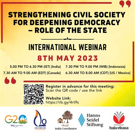 Strengthening Civil Society For Deepening Democracy Role Of The State